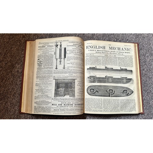 1026 - Books - English Mechanic (1865-1926) published by George Maddick, volumes 1 to 123/124, along with E... 