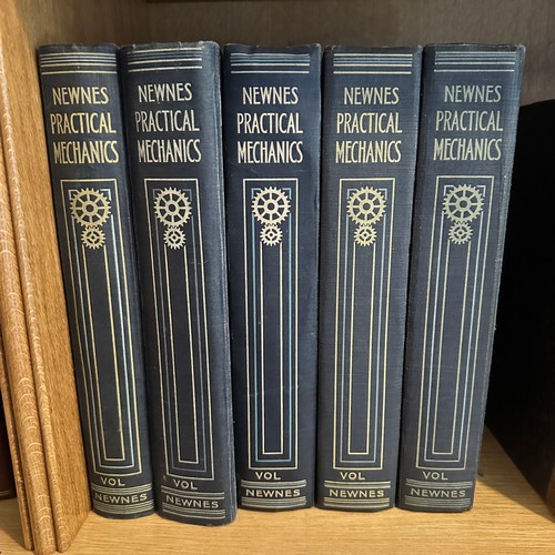 1028 - Publications - Newnes Practical Mechanics 1934-1939 (edited by F.J. Camm), volumes 2 to 6, 1930's. Q... 