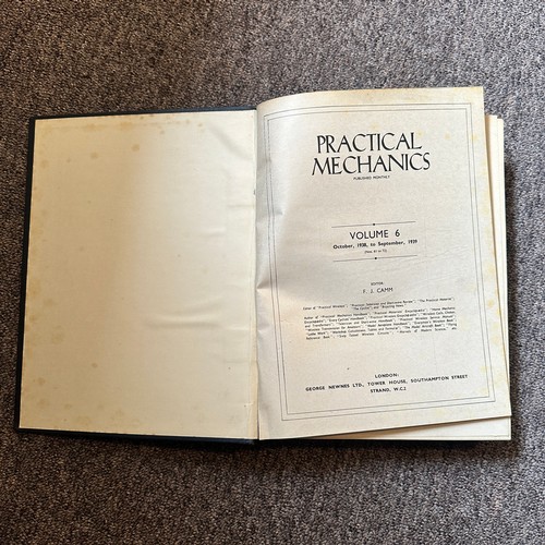 1028 - Publications - Newnes Practical Mechanics 1934-1939 (edited by F.J. Camm), volumes 2 to 6, 1930's. Q... 