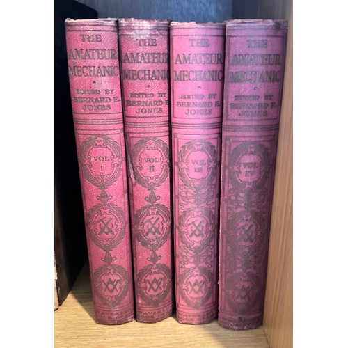 1030 - The Amateur Mechanic volumes I to IV, edited by Bernard E. Jones, published by Waverley Book Company... 