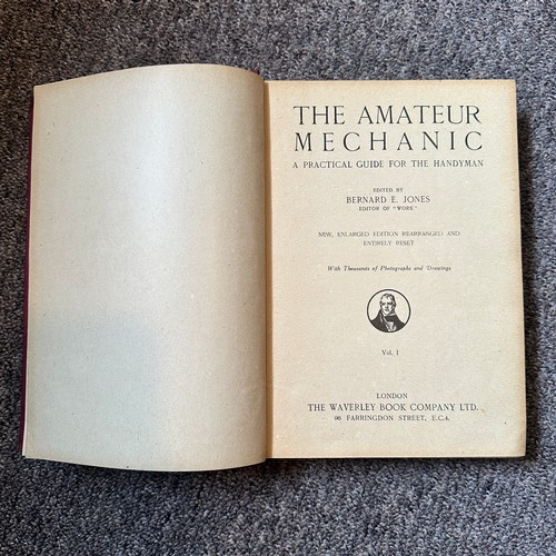 1030 - The Amateur Mechanic volumes I to IV, edited by Bernard E. Jones, published by Waverley Book Company... 