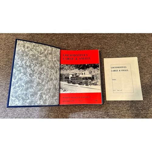 1041 - Locomotives Large and Small in 4 bound volumes, numbers 1 to 59 (1979 to 1994).