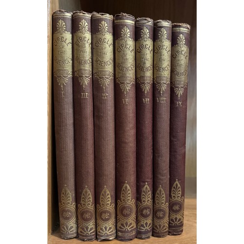 1038 - The Circle of the Sciences (James Wylde) in 7 volumes, with numbers I, III, IV, VI, VII, VIII and IX... 