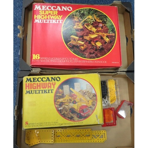 306 - 1970s onwards Meccano collection, generally excellent to good plus in good plus boxes, with
Super Hi... 