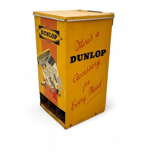 244 - A rare Dunlop counter top cycle puncture repair kit dispenser Made from tin plate measures 23 x 12 x... 