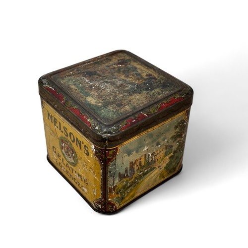 245 - This tin is really charming. Made to hold Nelson's Gelatine Lozenges By appointment to H.M The King ... 