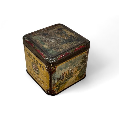 245 - This tin is really charming. Made to hold Nelson's Gelatine Lozenges By appointment to H.M The King ... 