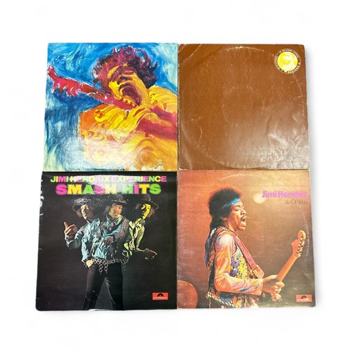 296 - The Jimi Hendrix Experience LP collection, with Isle of Wight no. 2302 016, Smash Hits no. 2310 268,... 