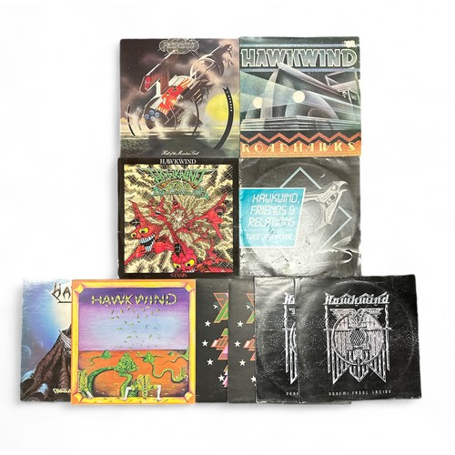 297 - 1970s Hawkwind LP collection, generally excellent to good plus in good or better sleeves, with Dorem... 