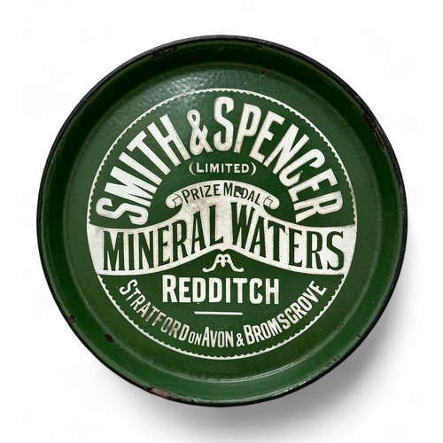 230 - Vintage Smith & Spencer Mineral Waters Drinks Tray: Redditch Stratford On Avon Bromsgrove. Very heav... 