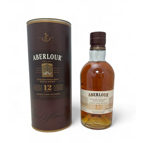 200 - Aberlour 12 Year Old Double Cask 75cl Speyside Single Malt 40% ABV / 75cl. Boxed and sealed.