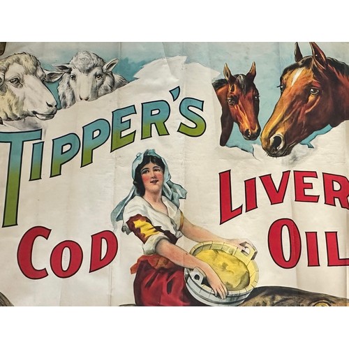 234 - Tippers Cod Liver Oil poster - 