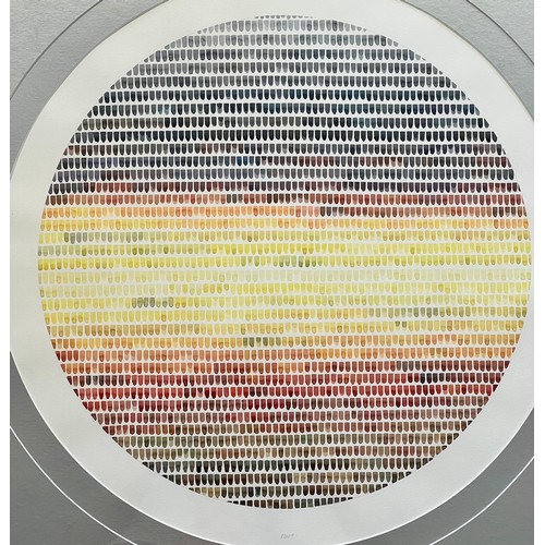 452 - Roanna Wells (British, b. 1987), Diffraction, watercolour on cartridge, 2015. Signed in pencil initi... 