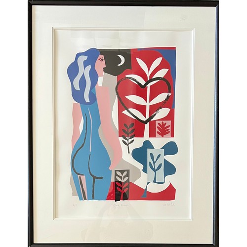 396 - Lo Cole (British, b. 1962), ‘Blue Venus’ limited edition screenprint. Signed, titled and numbered in... 