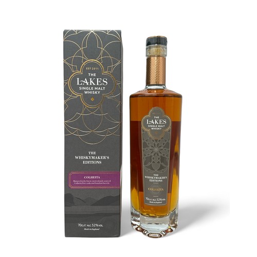 184 - The Lakes Single Malt Whisky, The Whiskymaker's Edition - Colheita, 'Matured in the finest, meticulo... 