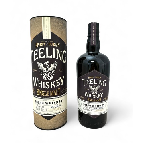 190 - Teeling Irish Single Malt Whiskey 46% ABV / 70cl. Boxed and sealed.