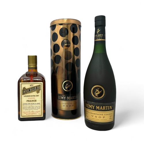 177 - Pair of Liquers to include a boxed and sealeed Rémy Martin Fine Champagne Cognac, 40% ABV / 70cl and... 