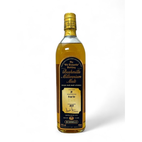 170 - Bushmills Millenium Malt - Single Malt Irish Whisky - Cask Number 309 - Bottle Number 309/259, Disti... 