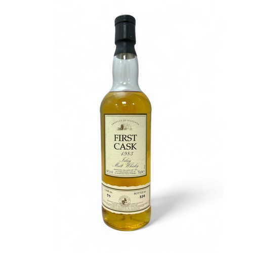 171 - First Cask 1983 Caol Islay Malt Whisky - 'Distilled 12th January 1983, An unblended cask of 20 year ... 