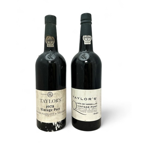 152 - Pair of Taylor's Vintage Port dating 1975 and 1982. Both sealed.