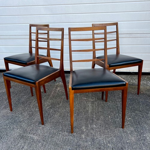 453 - Tom Robertson for A H McIntosh & Co of Kirkaldy – set of four mid century teak dining chairs. Height... 