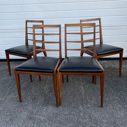 453 - Tom Robertson for A H McIntosh & Co of Kirkaldy – set of four mid century teak dining chairs. Height... 