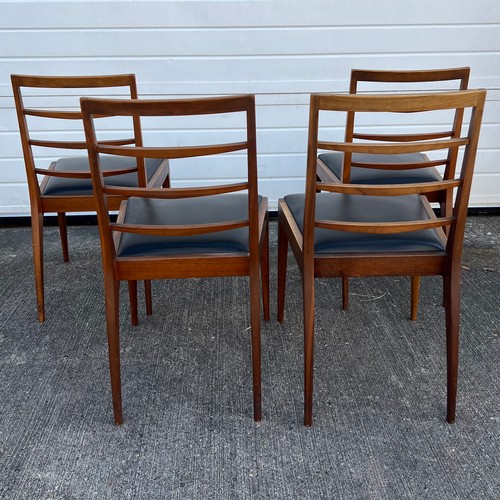 453 - Tom Robertson for A H McIntosh & Co of Kirkaldy – set of four mid century teak dining chairs. Height... 