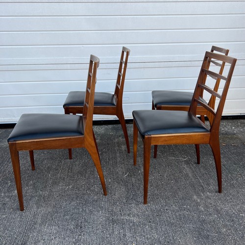 453 - Tom Robertson for A H McIntosh & Co of Kirkaldy – set of four mid century teak dining chairs. Height... 