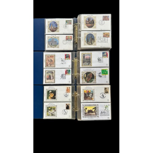 323 - Benham Covers, three albums of Benham illustrated Covers 1981-1993, most with special handstamps. To... 