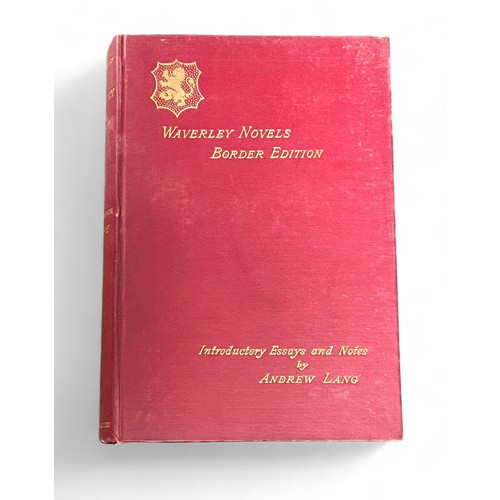 492 - Scott (Sir Walter), The Waverley Novels Border Edition (42 volumes), with introduction and notes by ... 