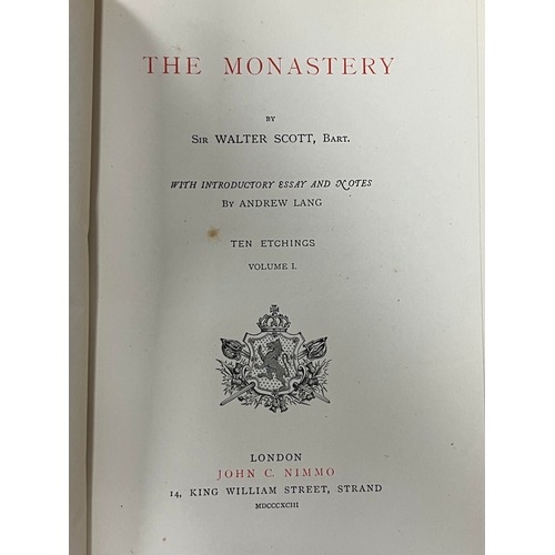 492 - Scott (Sir Walter), The Waverley Novels Border Edition (42 volumes), with introduction and notes by ... 