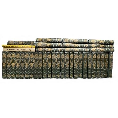 491 - ALEXANDRE DUMAS; a collection of 35 volumes of various works, published J. M. Dent, 1894, hardback g... 