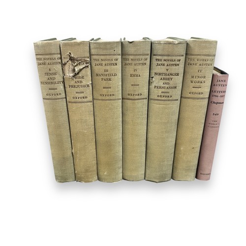 478 - The Novels of Jane Austen in 6 volumes by R.W. Chapman, Third Edition, published by Oxford Universit... 