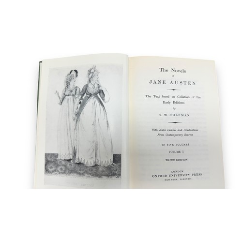 478 - The Novels of Jane Austen in 6 volumes by R.W. Chapman, Third Edition, published by Oxford Universit... 