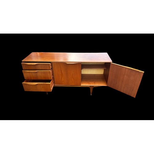 454 - Tom Robertson for A H McIntosh & Co of Kirkaldy - mid century teak 'Dunvegan' sideboard, with three ... 