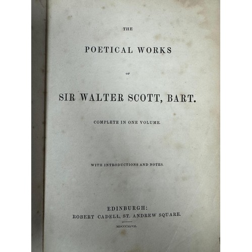 501 - A large selection of Poetry books (40), from 18th to 20th Century, including The Poetical Works of R... 