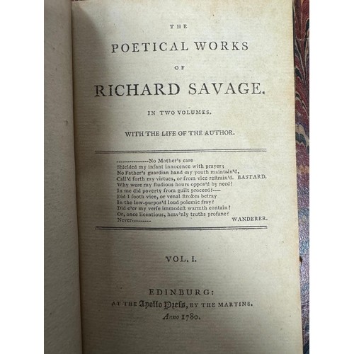 501 - A large selection of Poetry books (40), from 18th to 20th Century, including The Poetical Works of R... 