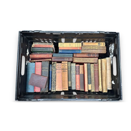 500 - A collection of old books (60+), in 3 boxes, condition is mixed. Mainly 19th and 20th Century public... 