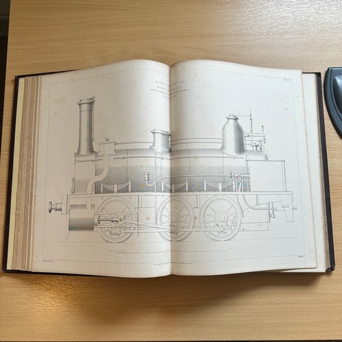 1053 - Zerah Colburn. Locomotive Engineering and Mechanism of Railways, two volumes, first edition, 64 engr... 