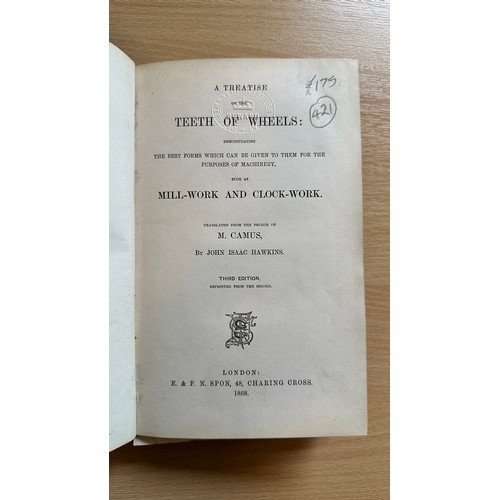 1055 - REID, THOMAS. A Treatise on Clock and Watch Making by Thomas Reid. Second Edition. Published by Blac... 