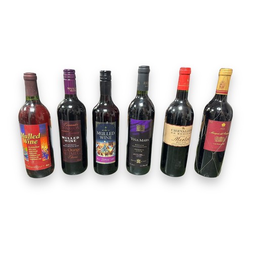 166 - Selection of Red Wines to include Chevalier de Rodilan 2010 Merlot, Marqués de Romeral Gran Reserva ... 