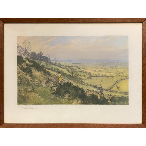 387A - Lionel Edwards (British, 1878-1966), pair of pencil signed Hunting Countries prints. To include; ‘Th... 