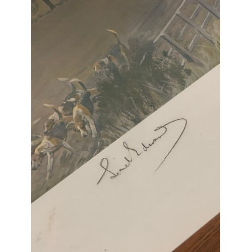 387A - Lionel Edwards (British, 1878-1966), pair of pencil signed Hunting Countries prints. To include; ‘Th... 