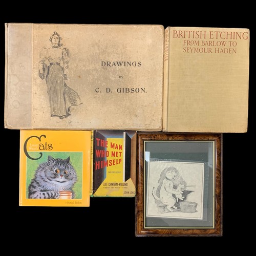 505 - Ephemera range to include; Drawings by Charles Dana Gibson [John lane, London, 1895],  British Etchi... 