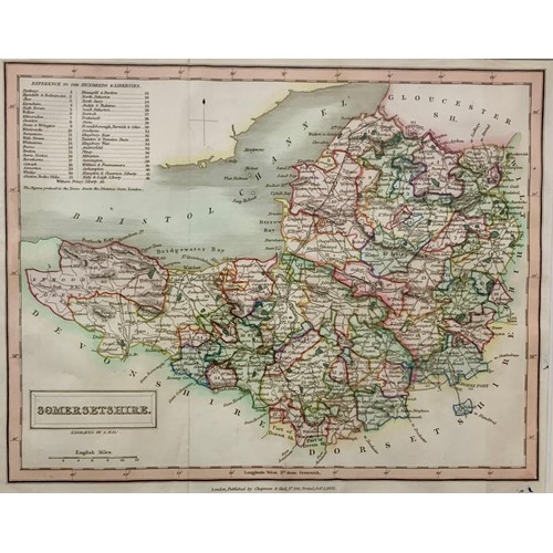 375A - Four 19th Century framed maps, to include; Huntingdonshire by R. Scott published by Archd Fullarton ... 