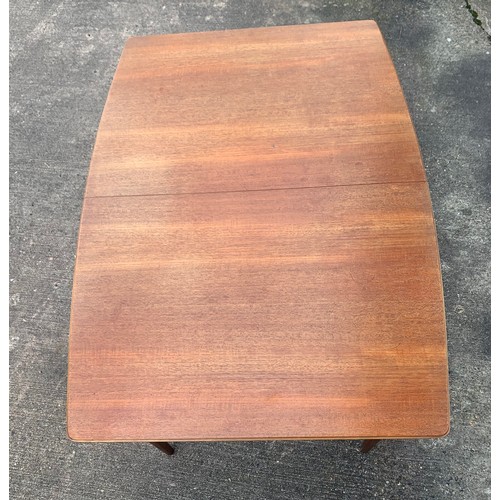 455 - Tom Robertson for A H McIntosh & Co of Kirkaldy – mid century teak extending dining table. Width 159... 