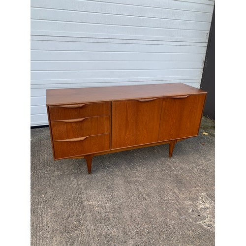 454 - Tom Robertson for A H McIntosh & Co of Kirkaldy - mid century teak 'Dunvegan' sideboard, with three ... 