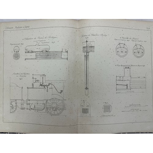 1078 - Two foreign language books on engineering. 
Manuel de l'Ingénieur des Ponts Et Chaussées, by A. Deba... 