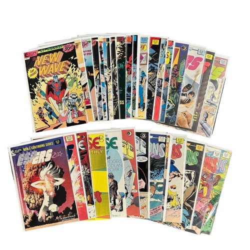 73 - Selection of Eclipse Comic Titles to include: The New Wave  1987 Nos 1-13, plus The New Wave versus ... 