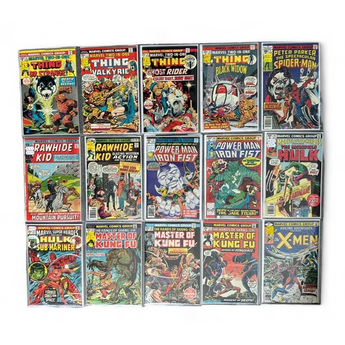 294 - Selection Of Marvel Comic Titles to include: Two-In-One 1970s Nos 6, 7, 8, 10: Peter Parker The Spec... 